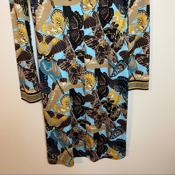 TORY BURCH butterfly Kareema silk shift dress - Picture 11 of 13